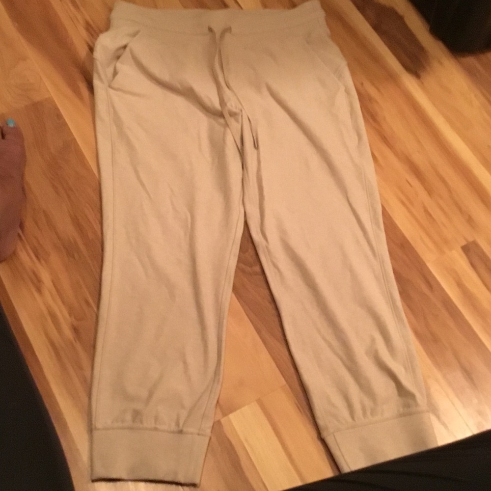 lululemon athletica Beige/Cream Jogger Pants